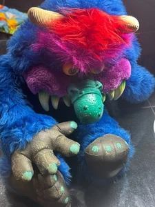 My Pet Monster Amtoy 1986 peluche vintage original - Imagen 1 de 12