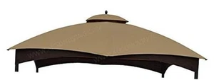 Replacement Canopy Top for Lowe's 10' x 12' Gazebo #TPGAZ17-002C Light Brown - Picture 1 of 6