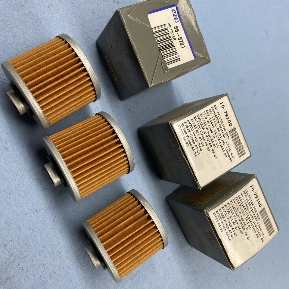 Filtro de aceite 3pk EMGO 10-79100 Yamaha Riva Virago V-Star XV XVS SR XC XT SRX Foto 1 de 2