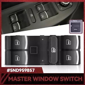 Power Window Master Switch Control Button 5ND959857 For VW Tiguan Golf Passat CC - Picture 1 of 8