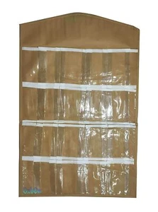 16 Pockets Transparent Foldable Wall Hanging Storage Organizer - Picture 1 of 6