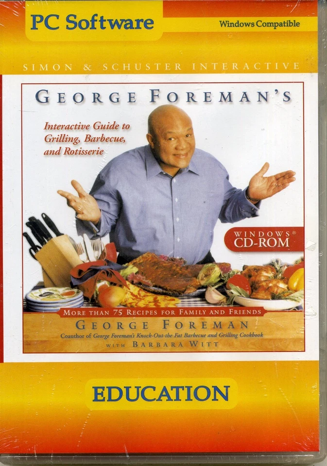 NEW George Foreman's Interactive Guide to Grilling by Simon and Schuster  - Image 1 of 1