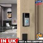 Anti-Theft Doorbell Mount Stainless Steel for Ring Video Doorbell (Black)