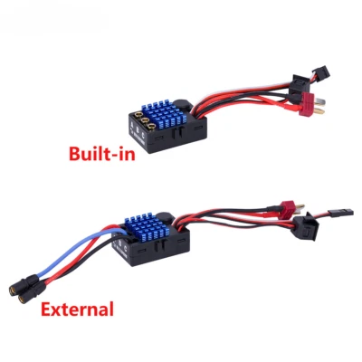 35A brushless Motor ESC Waterproof 2-3S Controller for 1/14 1/16 RC Crawler Car - Image 1 of 4