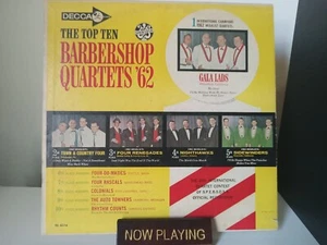 The Top Ten Barbershop Quartets Of '62 LP DECCA Records - Gala Lads, Night Hawks - Picture 1 of 24