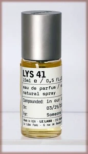 Le Labo Lys 41 Eau de Parfum Travel Size - 15ml (.5oz) AUTHENTIC FREESHIP USA - Picture 1 of 2