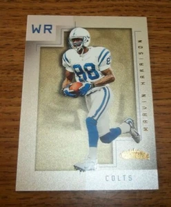 2001 Fleer Showcase Football Card #77 Marvin Harrison - INDIANAPOLIS COLTS - Picture 1 of 2