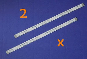2 x cavo a nastro piatto cavo a nastro piatto FFC A 12 pin 0,5 passi 15 cm HP dv9000 dv6000 - Foto 1 di 4