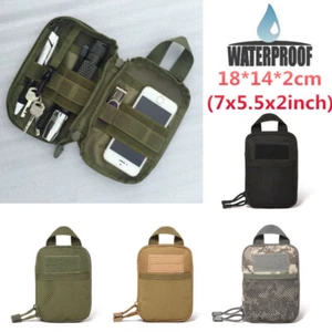 Tactical Molle Belt Waist Bag Pack Military Pouch Waist Fanny Pack Phone Pocket - Picture 1 of 36