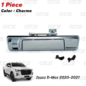 Chrome Rear Tailgate Handle + Camera Hole For Isuzu D-Max V-Cross 2020 2022 - Picture 1 of 10