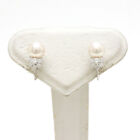 MIKIMOTO Pearl earrings Pearl 8m/m K18WG P0008529