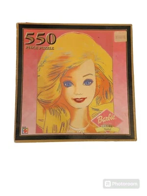 Rompecabezas vintage Barbie Artist Series 550 piezas Warhol Mattel 2000 sellado 18" x 24" Foto 1 de 4