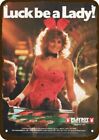 1982 PLAYBOY Casino Hotel Luck Be A Lady Vntg-Look DECORATIVE REPLICA METAL SIGN