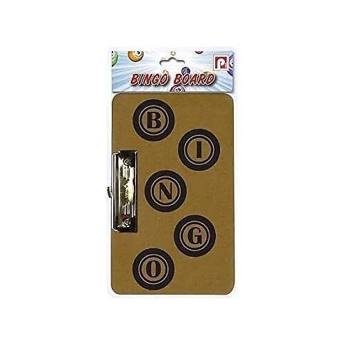 Bingo Ticket Game Board Metal Clip Hanging Clasp 22cm X 15cm