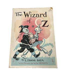 The Wizzard of Oz Vintage Book Frank Baum Denslow 1956 Softcover Reilly & Lee - Imagen 1 de 7