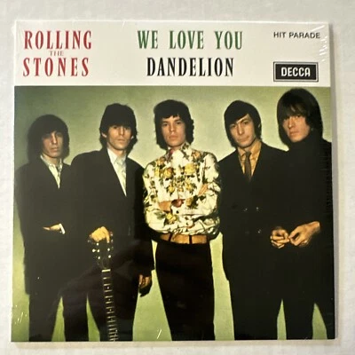 Rolling Stones We Love You Dandelion 45 7” Sealed New 2016 Reissue - Image 1 of 3