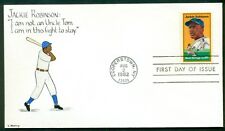 JACKIE ROBINSON FDC "I am not UNCLE TOM. In this Fight" hand drawn & numbered