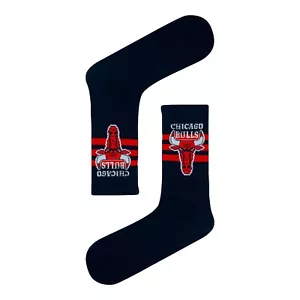 Chicago Bulls Socks Gift Socks Novelty Sock Basketball Sports Socks Unisex Socks - Picture 1 of 1