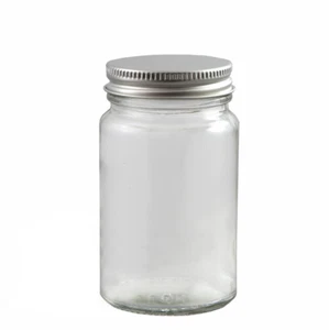 Tarros de especias de vidrio, 4 oz, paquetes 12-300, con tapas, hierbas, favores de boda, nuevos * - Imagen 1 de 5