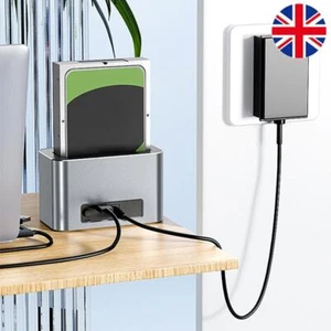 Hard Drive Dock SAS To USB 3.0 Adapters 5Gbps for 2.5/3.5 in SATA/SAS HDD SSD - Afbeelding 1 van 8