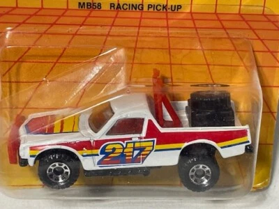 1986 Matchbox MB 58 Racing Pickup Ruff Trek, White, 1/64, NIB - Image 1 of 4