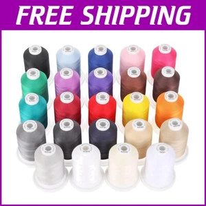 Gassed Mercerized Cotton Thread: 600M Spools for Quilting, Sewing, & Embroidery - Picture 1 of 9