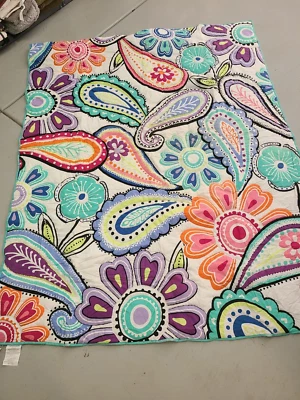 Edredón doble Pottery Barn Teen "Kennedy Paisley" Foto 1 de 4