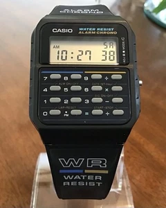 1984 NOS CASIO CA-55 Calculator Watch - Boxed + Original Strap - Picture 1 of 14