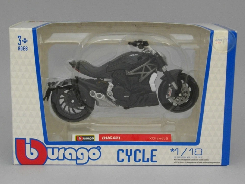 Ducati X Diavel S - Burago Moto 1:18 - BU51066BK - Immagine 1 di 1