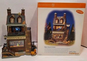 Dept 56 Snow Village Halloween Helga's House of Fortunes # 55316 Retired VGC - Picture 1 of 21