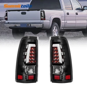 Luces traseras LED lentes transparentes carcasa negra para Silverado 1999-06 1999-2002 Sierra - Imagen 1 de 14