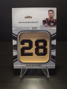 2022 Topps Series 1 - Buster Posey Jersey Number Medallion Card #JNM-BP - Picture 1 of 2