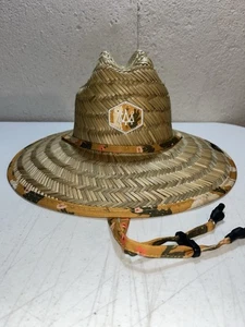 Hemlock Little Kids 2-5 Year Olds Straw Hat Drawstring Llama Print - Picture 1 of 8