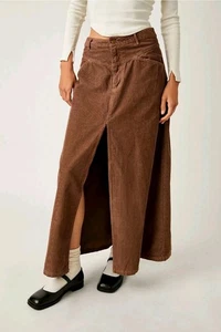 Free People Come As You Are Cord Maxirock Medium 6 We The Free hoher Schlitz - Bild 1 von 11