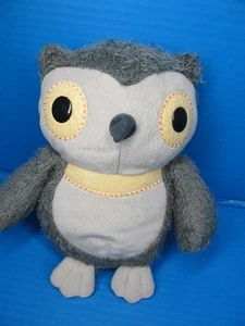 Juguete de peluche de 11" Kohls Cares Esops Fables Hooty Owl gris amarillo - Imagen 1 de 5