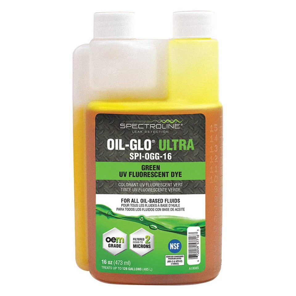 SPECTROLINE SPI-OGG-16 Fluorescent Leak Detection Dye, Green 55NH90 - Image 1 of 1