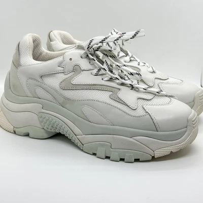 Zapatillas Ash Addict blancas gruesas para papá para mujer talla 9’  Foto 1 de 4