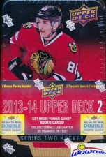 2013/14 Upper Deck Series 2 Hockey Factory Sealed TIN- Young Gun Rookies!