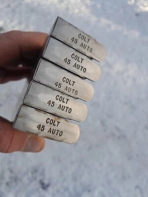 5 Original Colt 1911 45acp Stainless Magazines - Image 1 of 4