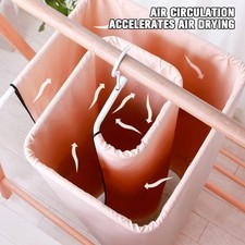 Clothes Hanger Quilt Cover Drying Rack Hanging For Clothes Trouser Skirt