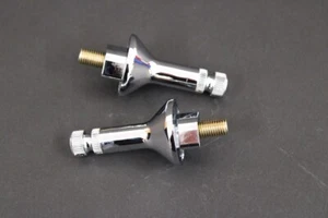 Kawasaki Z650 Z750 2x Short Indicator Stems 60mm Chromed Metal KZ D3-04 - Picture 1 of 1