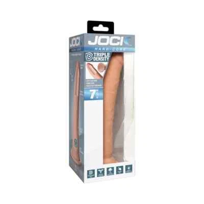 JOCK 硬核 7 英寸三密度 Dildo – 逼真硅胶 Dong 带法兰底座 — 第 1/4 张图片