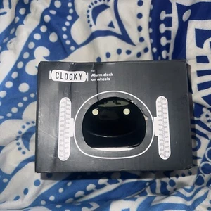 Original Clocky Alarm Clock on Wheels Extra Loud Rolling for Heavy Sleeper Black - Picture 1 of 5