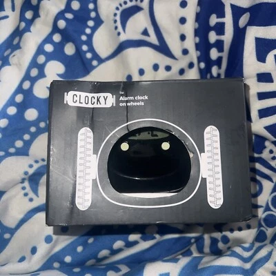Original Clocky Alarm Clock on Wheels Extra Loud Rolling for Heavy Sleeper Black - Image 1 of 4