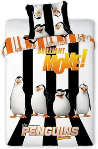 Juego de cama Disney The Penguins of Madagascar pingüinos 160x200 - Imagen 1 de 1