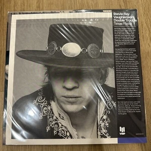 Stevie Ray Vaughan Texas Flood VMP 40th Anniv Ed; Art Print Black & White Vinyl - Picture 1 of 3