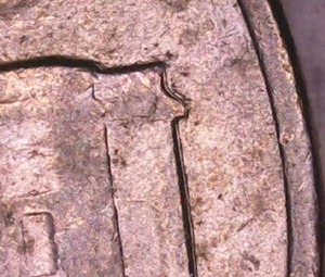 1988 P Jefferson Nickel, Doubling on Dome, Rev Error; US Old Coin Money, Collect - Picture 1 of 4