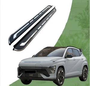 2PCS  Running Board fits for Hyundai KONA 2024 2025 Side Step Nerf Bar Aluminum - Picture 1 of 10
