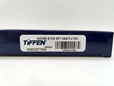 Tiffen 4x5.65" 6 Point 4mm Grid Star Effect Filter MFR #45650STR64 Same Day Ship - Image 1 of 4