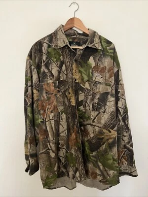Men’s RedHead Pro Bass Shops Fishing Long Sleeve Camouflage Shirt 2x - Image 1 of 4